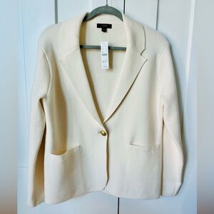 J Crew Camille shrunken sweater-blazer